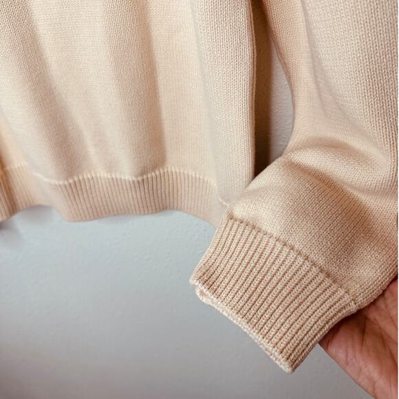 NWT Casablanca Cream Kapalia Oranges Graphic Intarsia Knit Sweater XXL - Picture 8 of 14